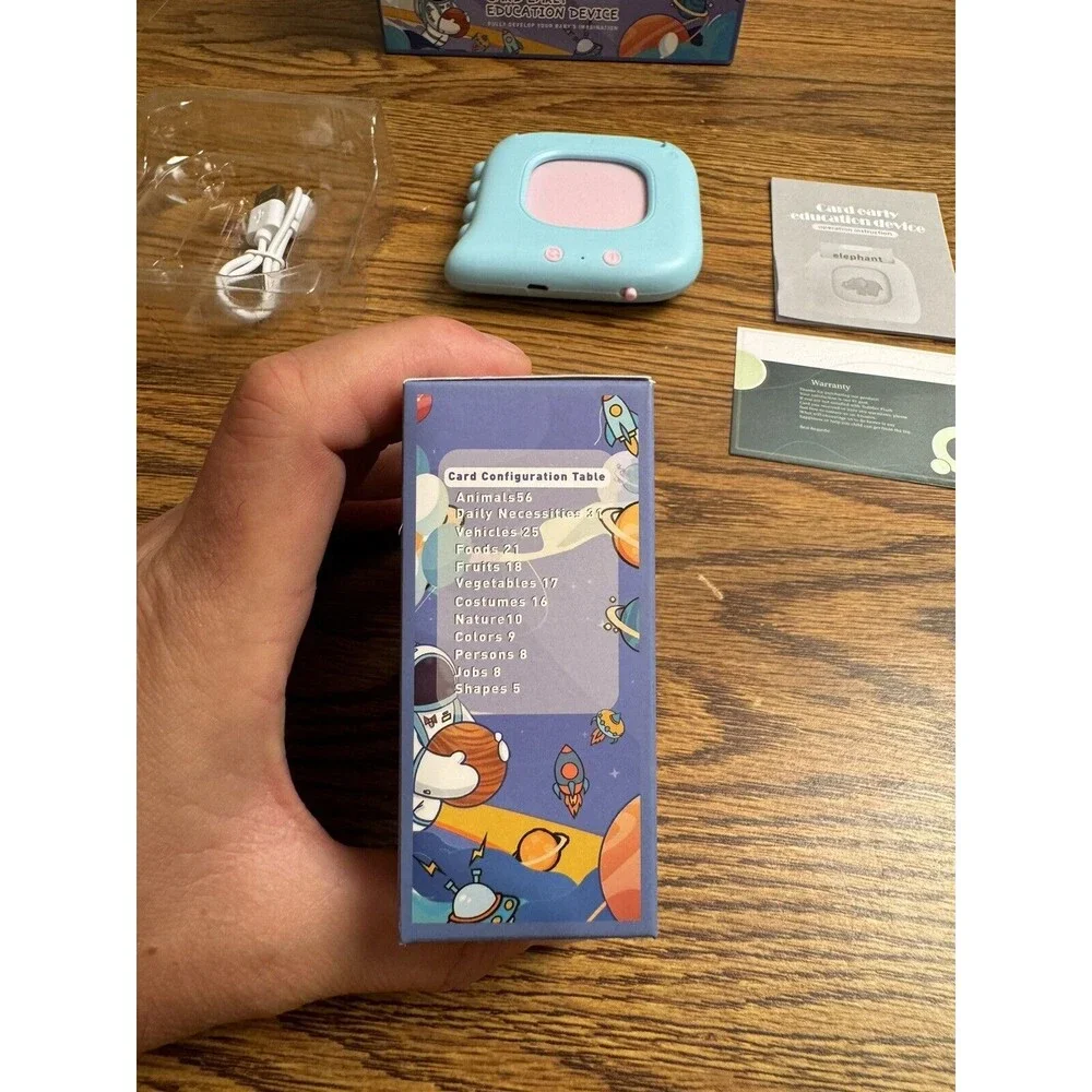 Happy World Card Early‎ Education Device “blue” Fully Develop Baby’s Imagination